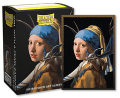 Dragon Shield 12058: Standard Brushed Art - Girl with a Pearl Earring, 100ct box